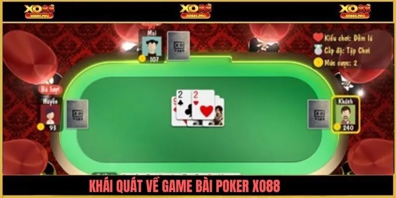 Khái quát về game bài poker XO88